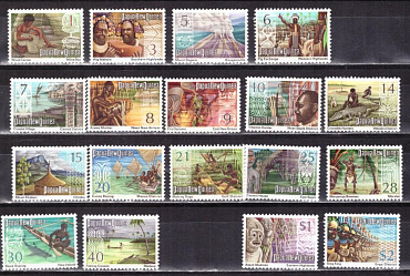 Папуа Новая Гвинея, 1973, Массовая культура, 18 из 19 марок